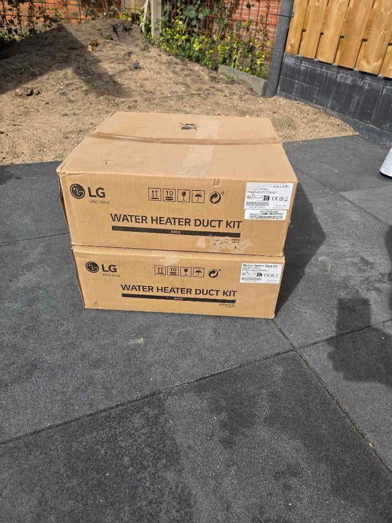 2x LG Warmtepompboiler Aansluitkit (WH20S/WH27S), Nieuw, Ophalen of Verzenden, Minder dan 3 jaar oud, Minder dan 20 liter