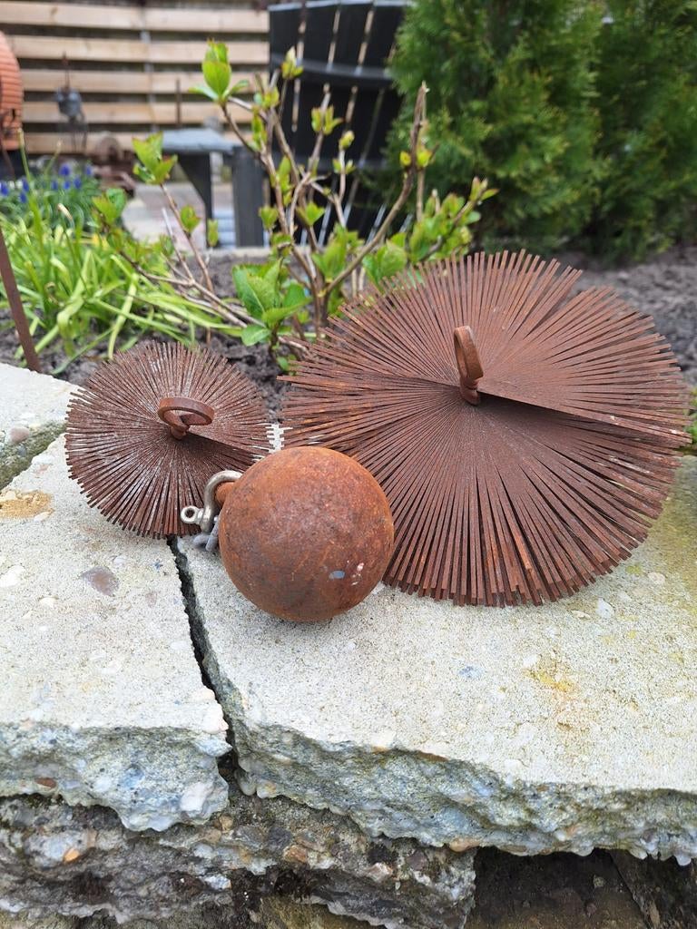 Schoorsteenveeg set., Ophalen