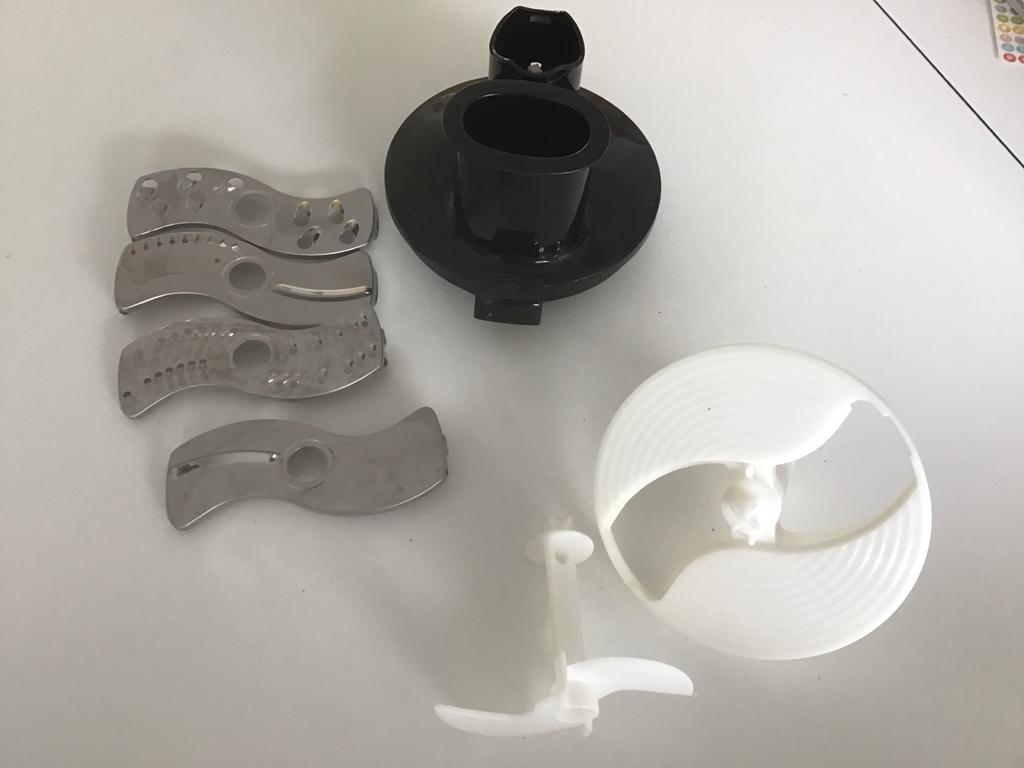 Braun keukenmachine onderdelen (excl. motor/kom), Ophalen, Gebruikt