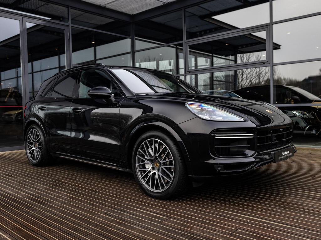 Porsche Cayenne 4.0 Turbo | SPORTCHRONO | VIERWIELBESTURING, Gebruikt, Startonderbreker, Zwart, Leder