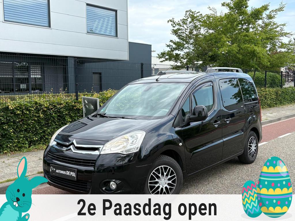 Citroen Berlingo 1.6 VTi 120 Multispace panoramadak Airco Cr, Voorwielaandrijving, Stof, Gebruikt, Zwart