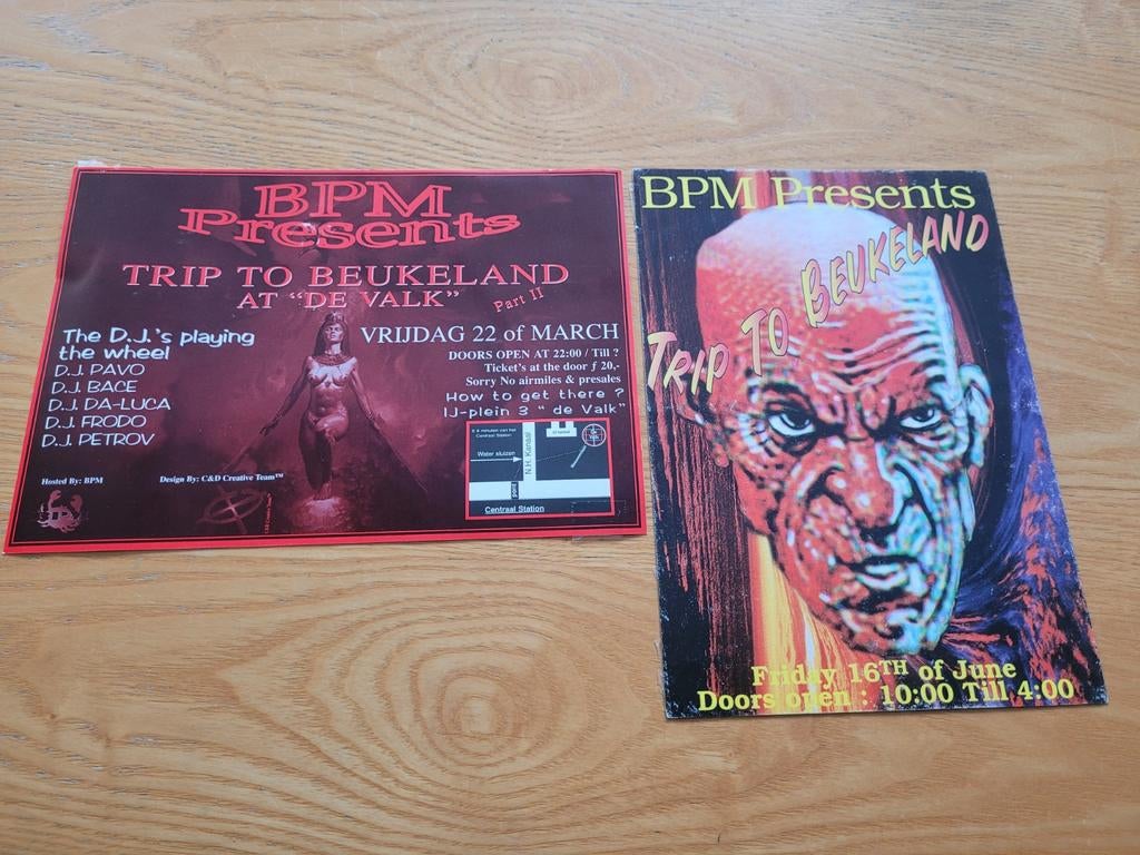 Trip to beukenland flyers ( hardcore gabber thunderdome ), Ophalen of Verzenden
