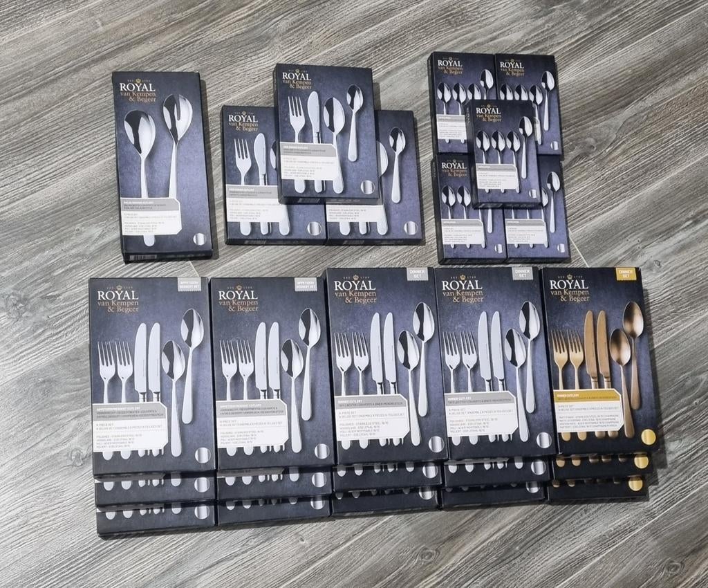 Royal van Kempen en Begeer Bestek AH, Huis en Inrichting, Keuken | Bestek, Nieuw, Ophalen of Verzenden, Rvs of Chroom, Vaatwasserbestendig