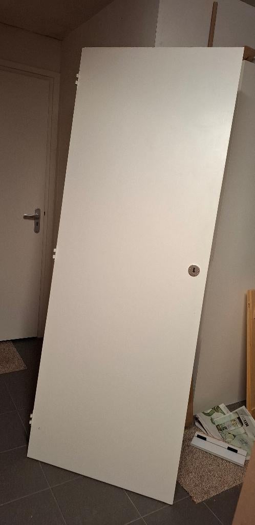 2 binnen deuren, Doe-het-zelf en Verbouw, Deuren en Horren, Ophalen, Gebruikt, Minder dan 80 cm, Binnendeur