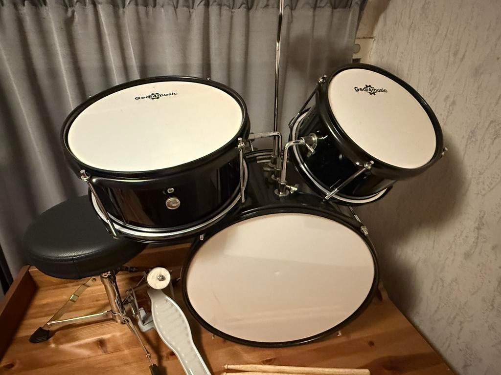 Kinder drumstel gear4music, Ophalen of Verzenden, Zo goed als nieuw, Overige merken