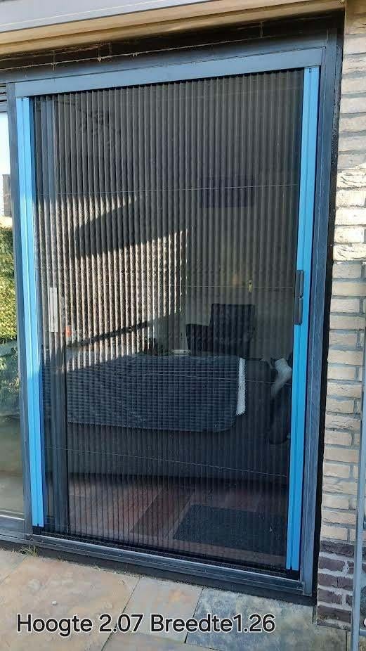 Te Koop Plisse Hordeur, Ophalen of Verzenden, Hordeur, 200 tot 215 cm