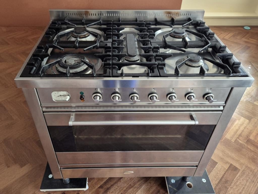 Boretti ilve gasfornuis, Ophalen, Gebruikt, 60 cm of meer, Gas