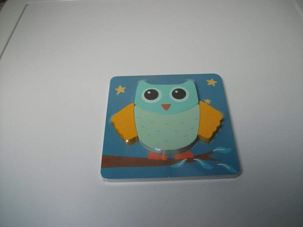 Inlegpuzzel Uil 4 delig (nieuw), Ophalen of Verzenden, Nieuw