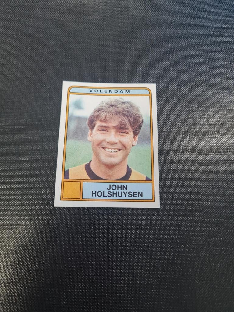 Panini Voetbal 84 John Holshuysen Volendam, Verzamelen, Ophalen of Verzenden
