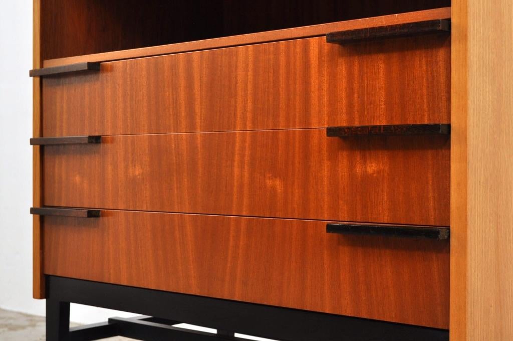 Highboard secretary František Mezulanik kast secretaire 60s, Ophalen of Verzenden, Gebruikt
