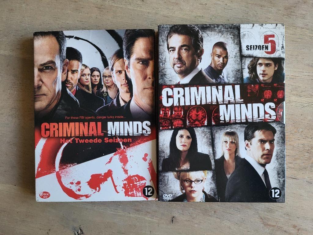 DVD Criminal minds seizoen 2 en 5, Vanaf 12 jaar, Ophalen of Verzenden, Zo goed als nieuw, Actie en Avontuur