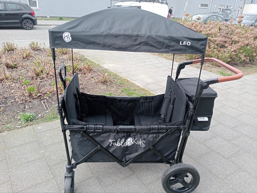 Fabel Kids plus Opvouwbare bolderkar - Zwart, Ophalen, Opvouwbaar, Zo goed als nieuw