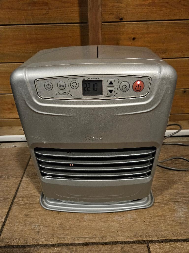 Qlima laser kachel SRE 3531 TC-2 Zilver, Huis en Inrichting, Ophalen, Overige brandstoffen, Petroleumkachel, Zo goed als nieuw