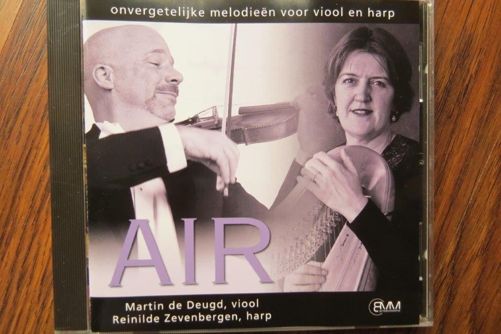 Cd harp, viool en synthesizer: Air, Reinilde Zevenbergen en, Ophalen of Verzenden, Zo goed als nieuw, Gospel