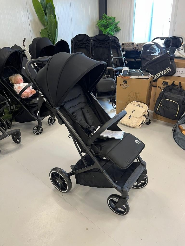 Deryan - Rolo Buggy XL Zwart, Ophalen of Verzenden, Nieuw, Overige merken, Verstelbare rugleuning