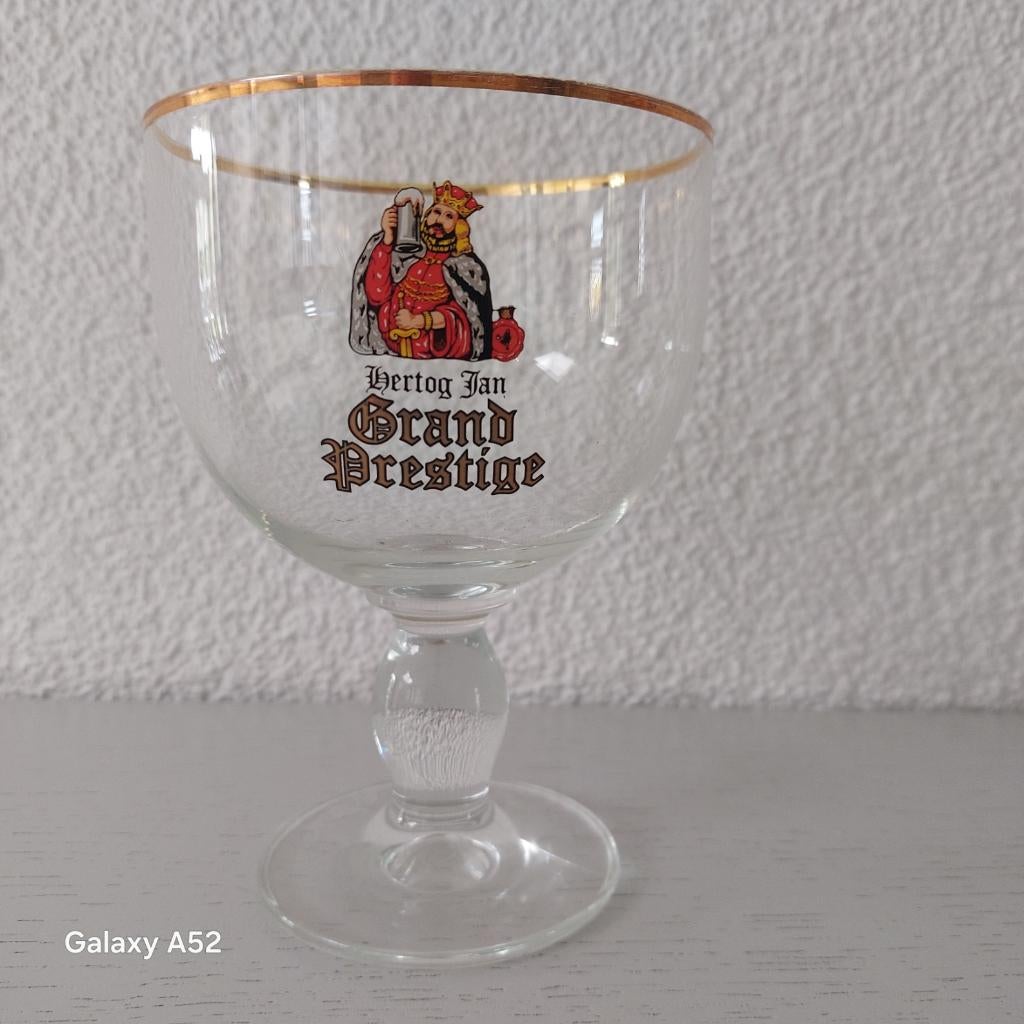 Hertog Jan Grand Prestige glas Logo 5, Verzamelen, Ophalen of Verzenden, Nieuw, Glas of Glazen, Hertog Jan