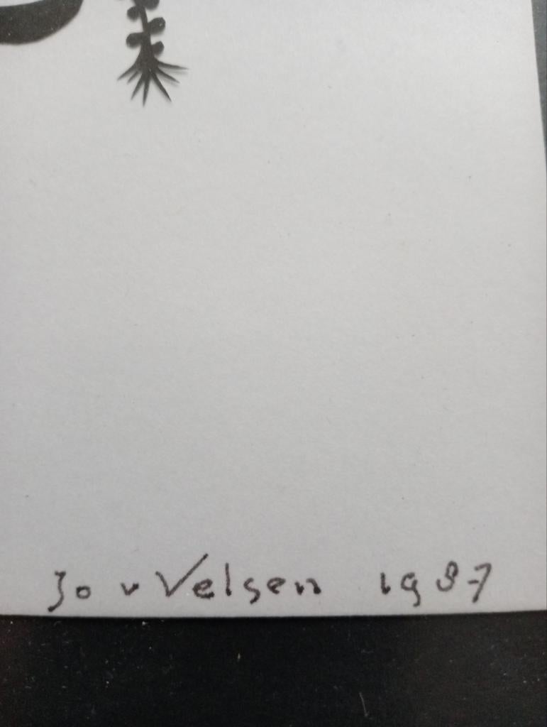 Jo van Velsen 1987 originele knipkunst., Ophalen of Verzenden
