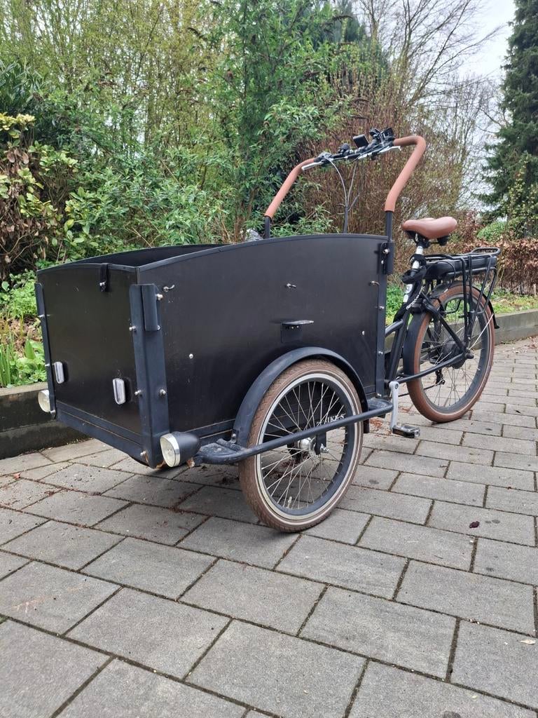 E-bike bakfiets Troy - Comfortabel en ruim!, 4 kinderen of meer, Gebruikt, Elektrisch, Ophalen