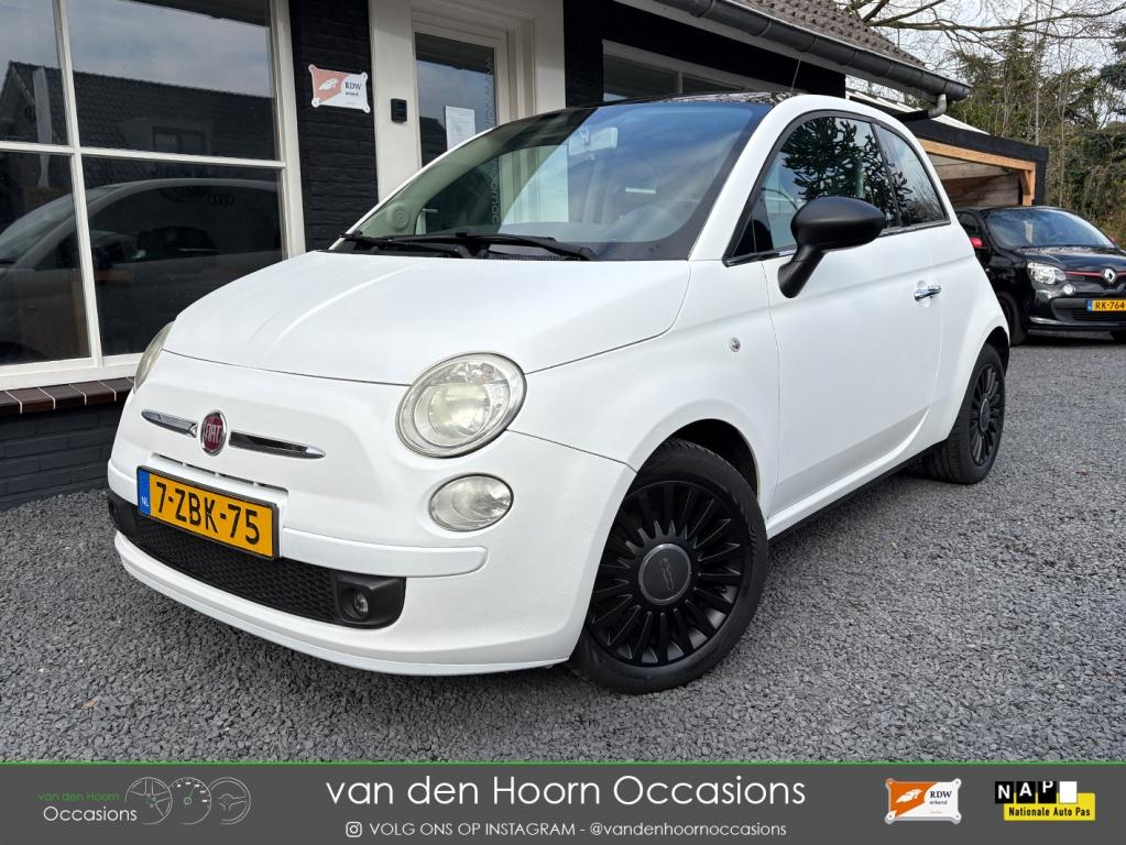 Fiat 500 1.2 PANODAK | AIRCO | NW APK | ELEK RAMEN, Elektrische ramen, Gebruikt, 4 cilinders, 840 kg