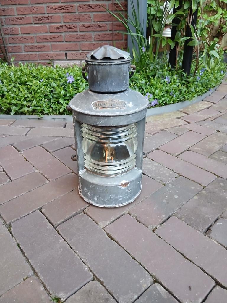 Scheepslamp Heklicht, Ophalen of Verzenden, Netvoeding, Wandlamp