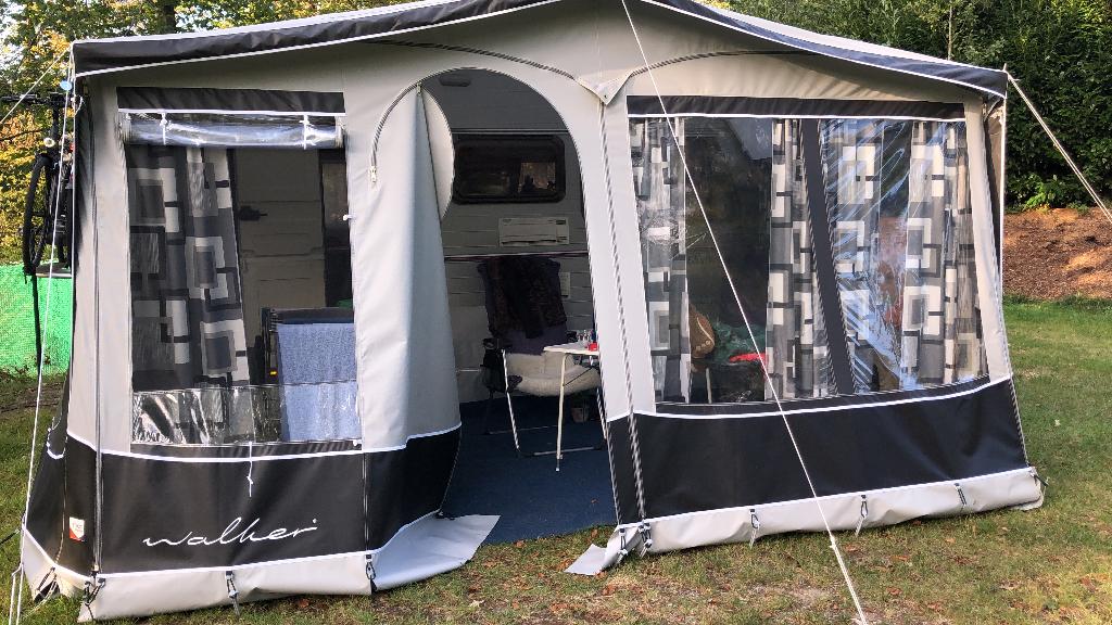 Kip Shuttle Special 41 TTZ  met voortent en over, Caravans en Kamperen, Vast bed, Kip, Luifel, Treinzit