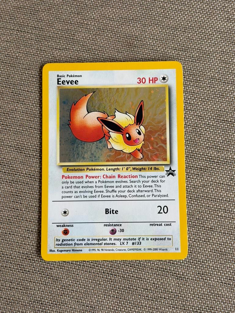 Pokemon Eevee Promo #11 Near Mint, Ophalen, Zo goed als nieuw
