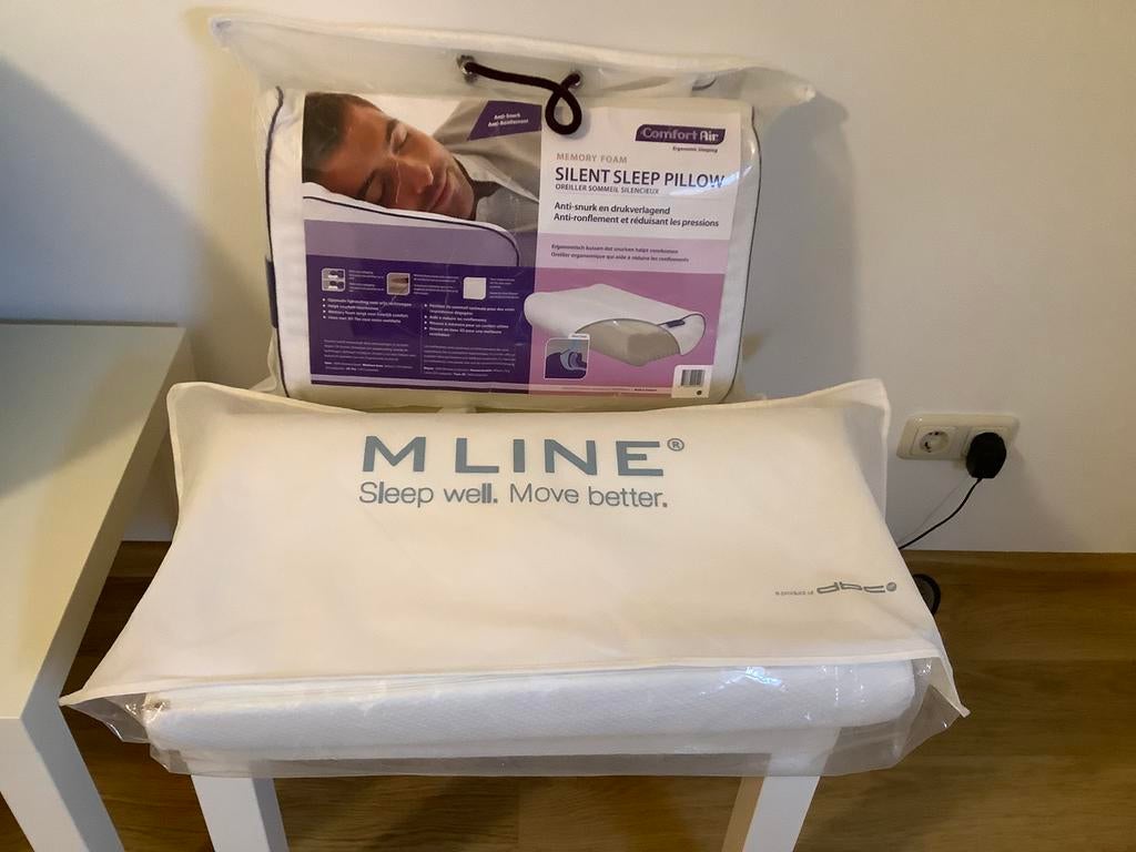 Memory TEMPUR foam hoofdkussens, Ophalen of Verzenden, Nieuw, Eenpersoons, Wit