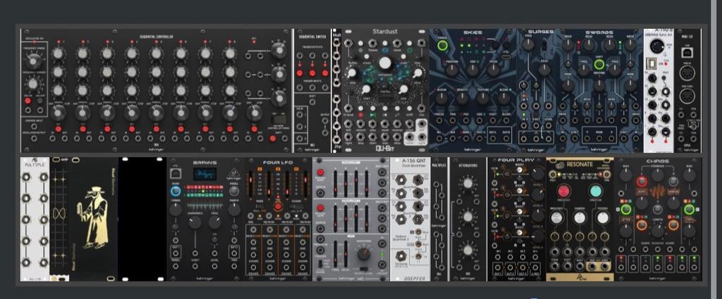 Eurorack systeem compleet (qu-bit, behringer, doepfer), Muziek en Instrumenten, Synthesizers, Ophalen, Zo goed als nieuw, Overige aantallen
