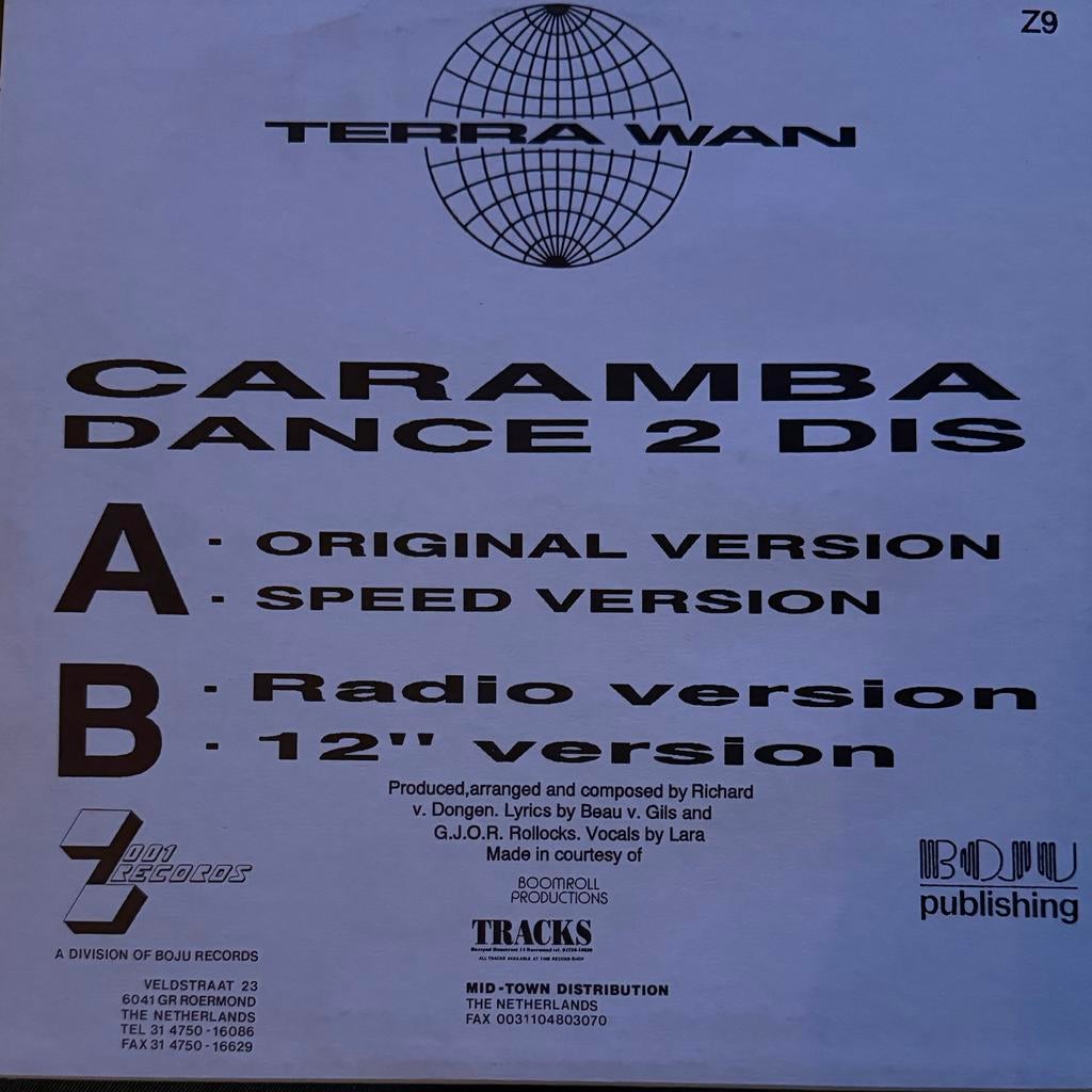 Terra Wan - Caramba Dance 2 Dis (Speed Version Thunderdome 2, Cd's en Dvd's, Vinyl | Dance en House, Ophalen of Verzenden, Gebruikt
