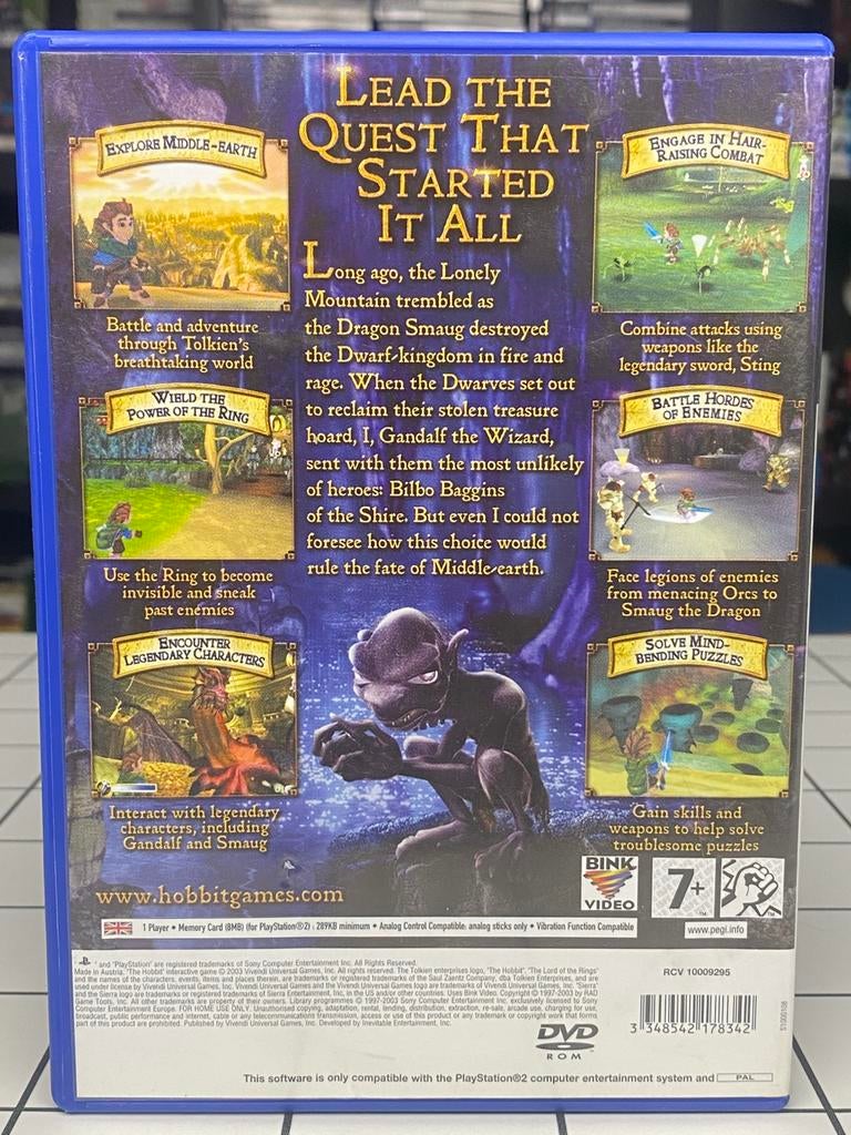 The Hobbit - PS2 PlayStation 2 Game - CIB, Avontuur en Actie, Sierra Games, Ophalen of Verzenden, Zo goed als nieuw