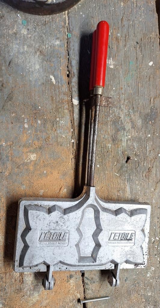 Vintage L'Etoile Tosti ijzer, Antiek en Kunst, Curiosa en Brocante, Ophalen of Verzenden