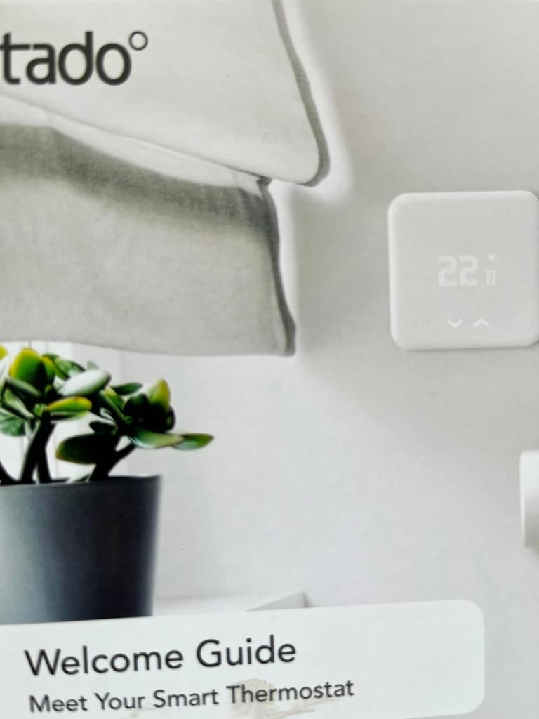 Tado slimme thermostaat, Ophalen of Verzenden, Slimme thermostaat, Zo goed als nieuw