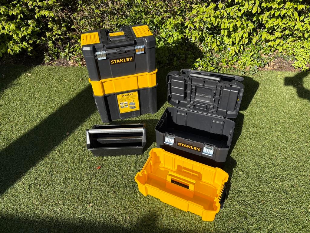 2x Stanley gereedschapkoffer met wielen, Ophalen of Verzenden
