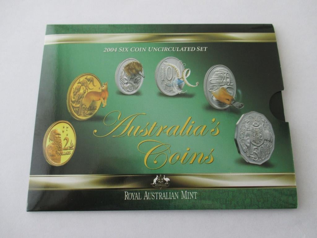 Jaarset Australië 2004 unc, Postzegels en Munten, Munten | Oceanië, Ophalen of Verzenden, Setje