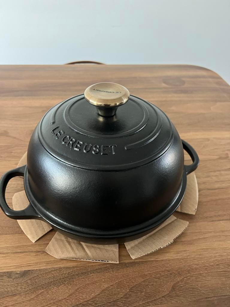 Le Creuset broodpan, Ophalen, Zo goed als nieuw, Gietijzer, Koekenpan of Braadpan