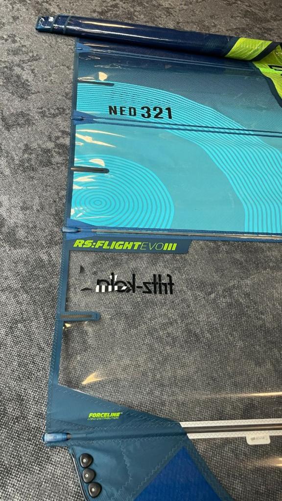 Neilpryde RS:Flight EVO 3 9.0 2022, Watersport en Boten, Windsurfen, Niet ingevuld, Gebruikt, 7 m² of meer, Niet ingevuld
