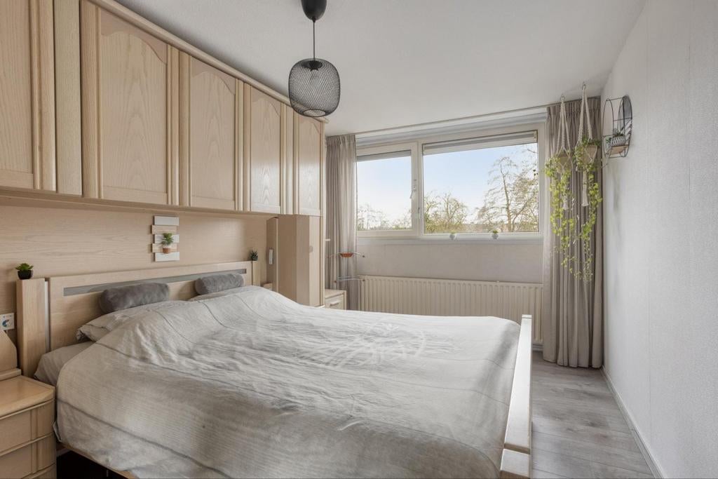 Te koop 2 persoons Auping bed met spiraalbodems 80 x 210, Ophalen, Zo goed als nieuw, Tweepersoons