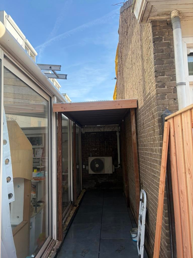 Overkappingen, Schuurtjes. Pergolas, Vlonders, Tuin en Terras, Ophalen of Verzenden, Zo goed als nieuw, 3 ramen of meer