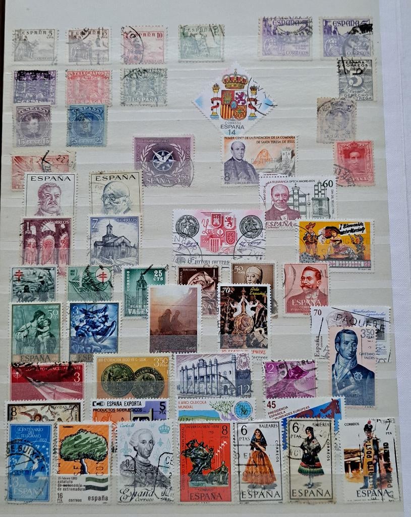 postzegels restant spanje bieden €0,75 Bieden, Postzegels en Munten, Ophalen of Verzenden, Gestempeld