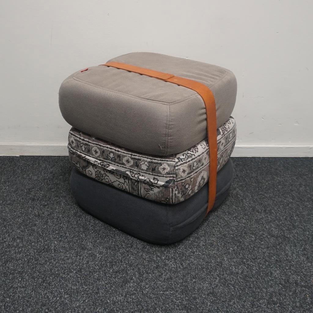 Baboesjka | Fatboy | Poef | Zitkussen | Ali baba taupe, Minder dan 50 cm, Gebruikt, -, Vierkant