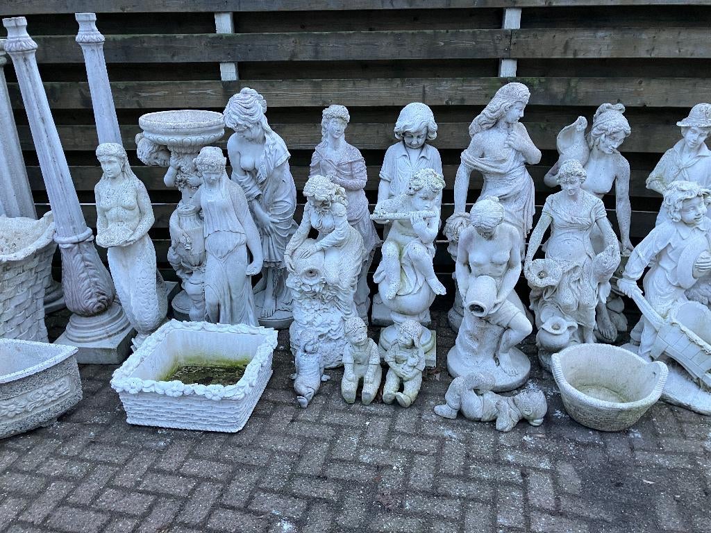 grote partij tuin beelden ongeveer 90 paletten div modellen, Tuin en Terras, Tuinbeelden, Nieuw, Overige typen, Beton, Ophalen