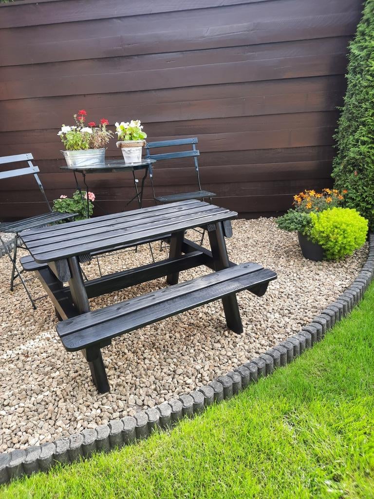 Picknicktafel voor de kinderen, Tuin en Terras, Nieuw, Rechthoekig, Hout, Ophalen