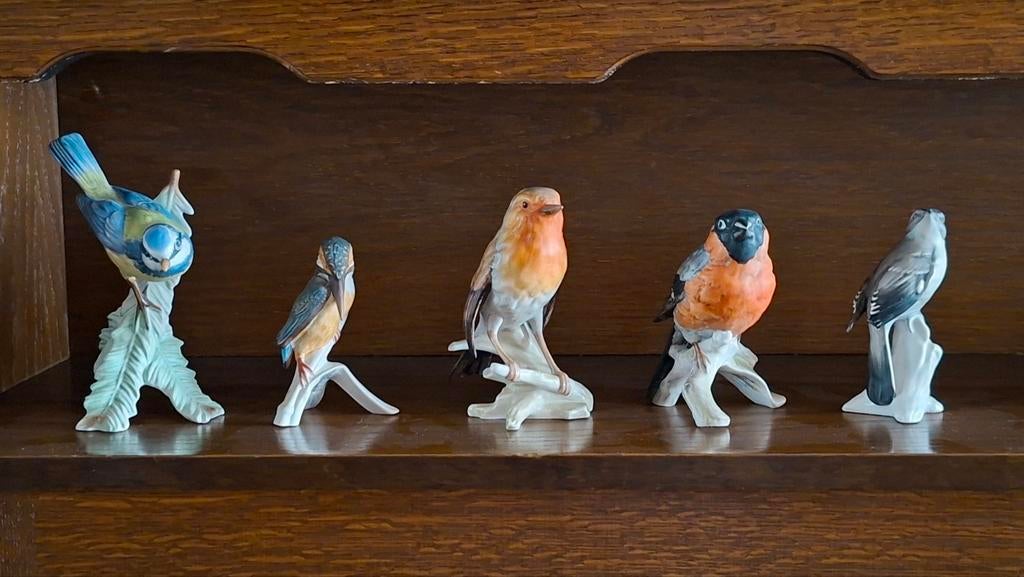 Grote verzameling van 57 Goebel beeldjes (vogels), Verzamelen, Ophalen of Verzenden