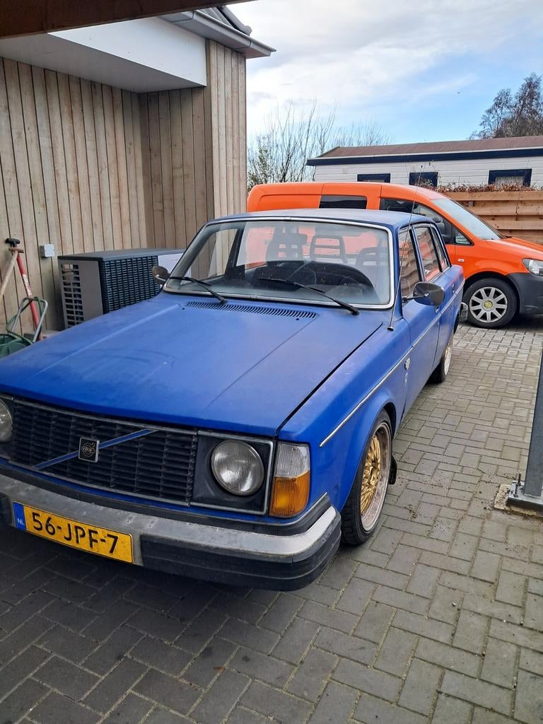 Volvo 244 DL 1978, Achterwielaandrijving, 4 cilinders, Blauw, Handgeschakeld