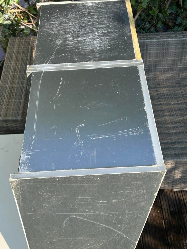 Vintage Pastoe roldeurkastje - Gebruikt, Ophalen, Gebruikt, Meerdere deuren, 50 tot 100 cm