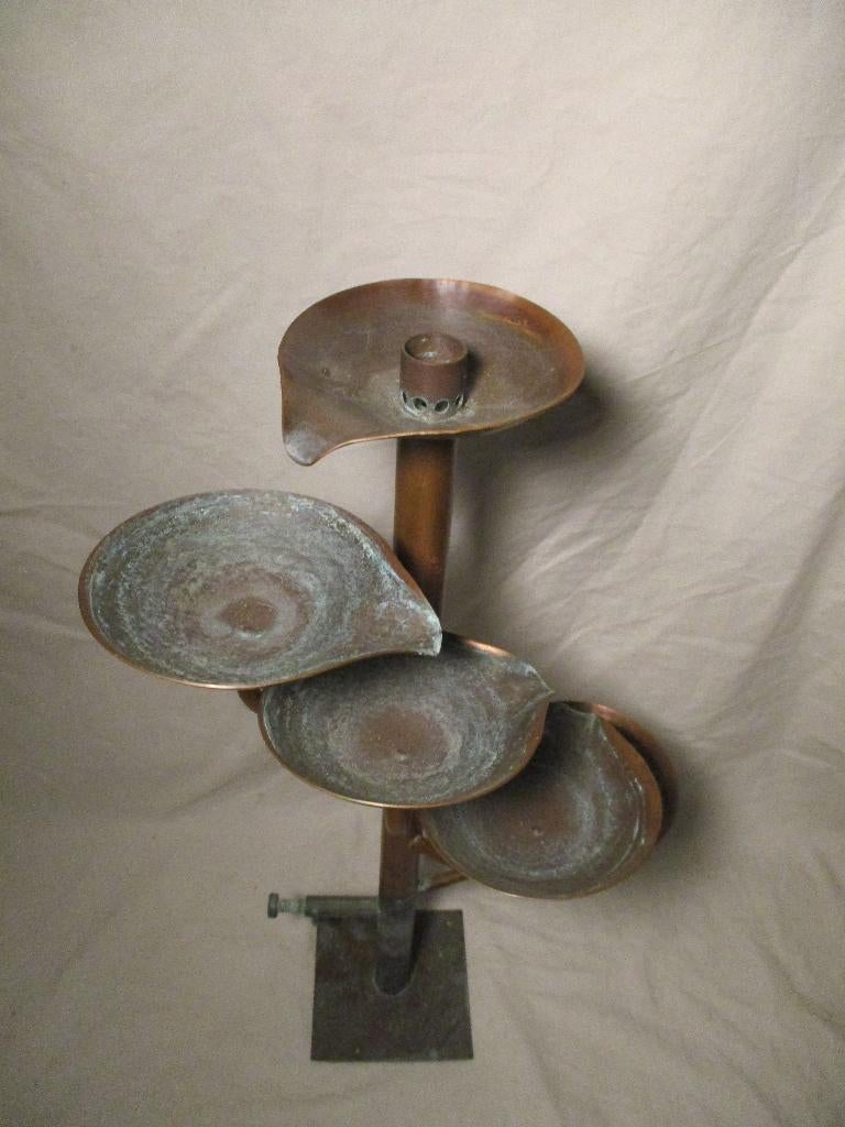 fontein ornament van koper jaren 60, Ophalen of Verzenden