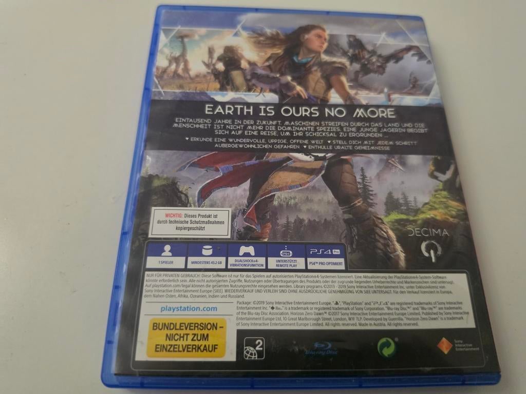 Horizon Zero Dawn voor Playstation 4 en 5 Lees Goed Aub, Avontuur en Actie, Vanaf 18 jaar, Guerilla Games NL, 1 speler
