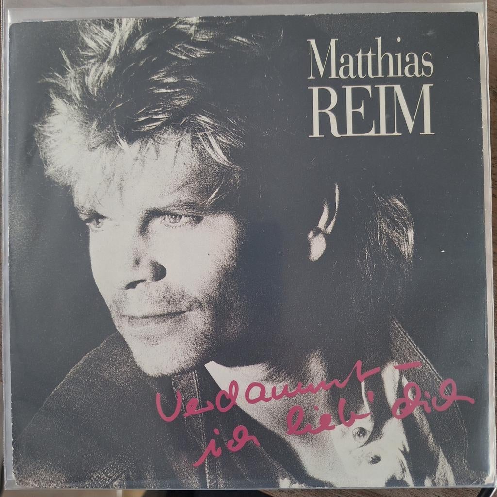 Matthias Reim Verdammt ich lieb dich, Cd's en Dvd's, Vinyl Singles, 7 inch, Single, Ophalen of Verzenden, Zo goed als nieuw