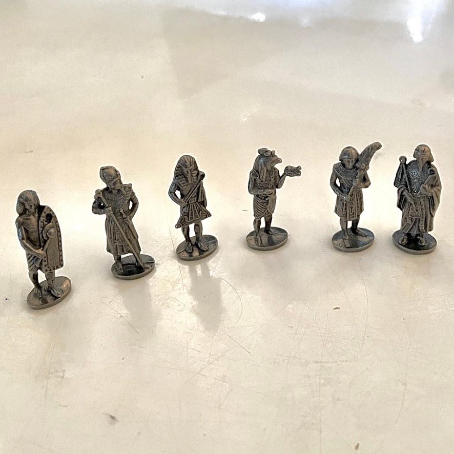 Zes kleine Egyptische beeldjes, Verzamelen, Ophalen of Verzenden, Zo goed als nieuw