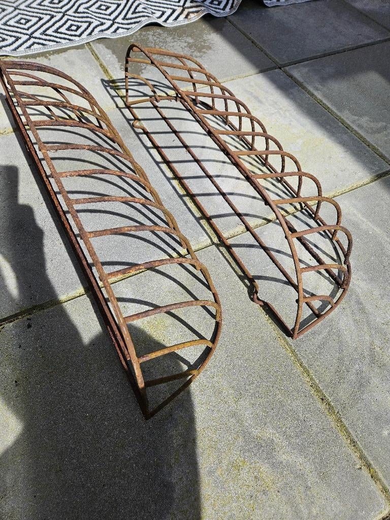 Bloembak plantenbak Hooiruif hooihouder, Ophalen, Gebruikt, Minder dan 30 cm, Rond